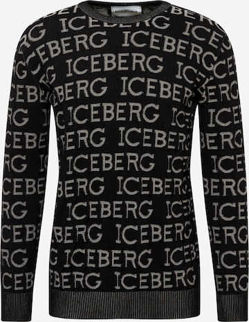 ICEBERG Sweater in Black: front