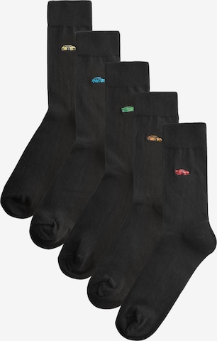 NextČarape - crna boja: prednji dio