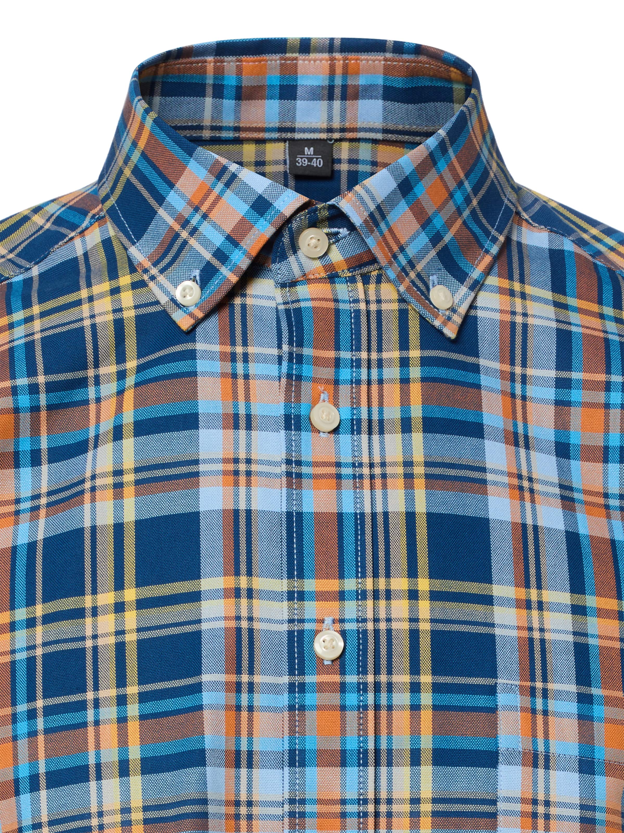 Fit confort Chemise Nils Sundström en mélange de couleurs