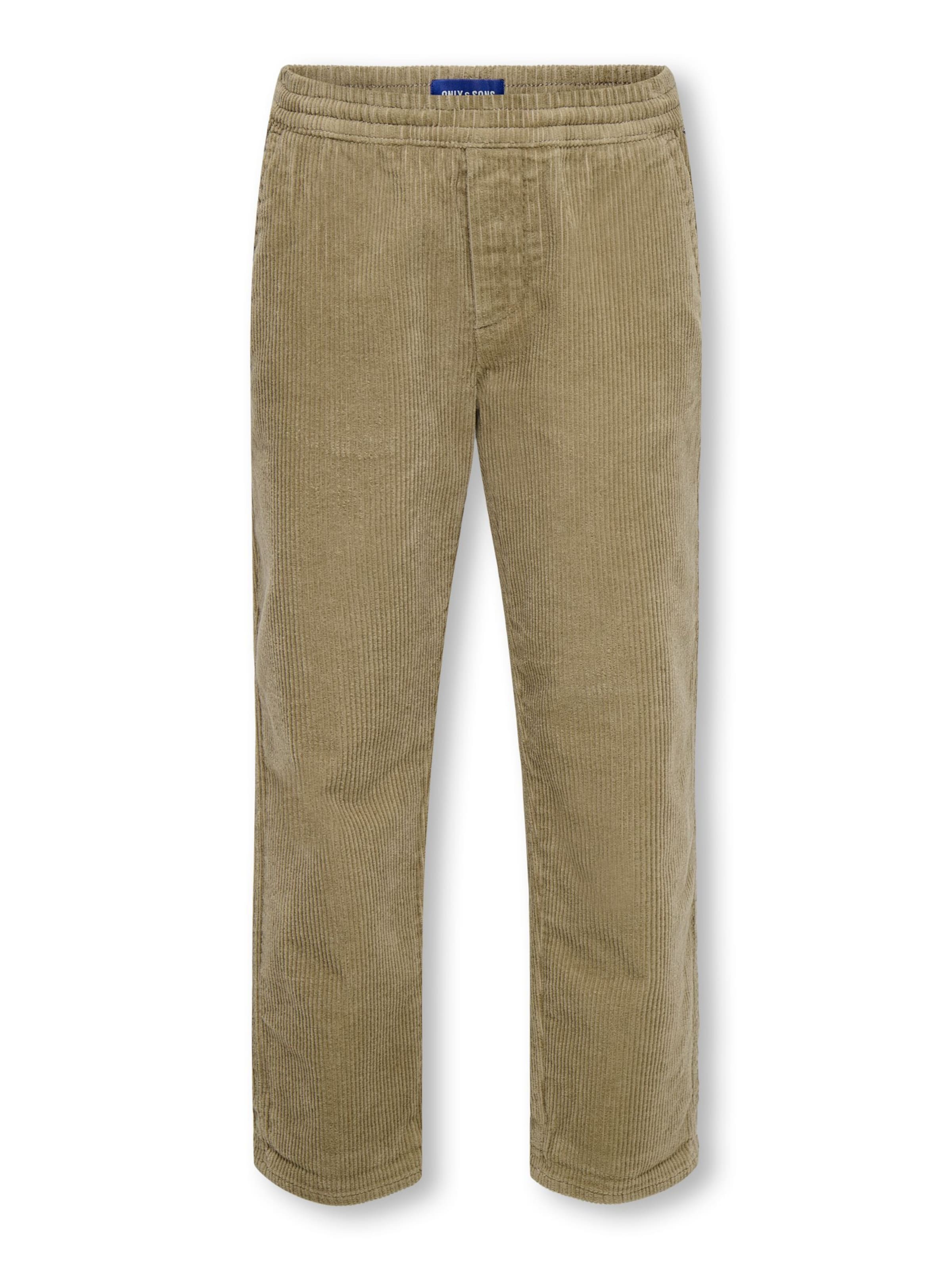 Regular Pantalon 'OSJLinus' Only & Sons Junior en marron : devant
