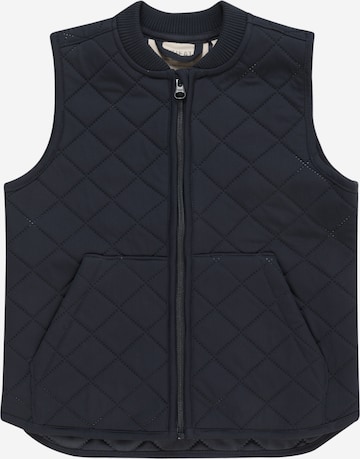 Wheat Vest 'Ede' in Blue: front
