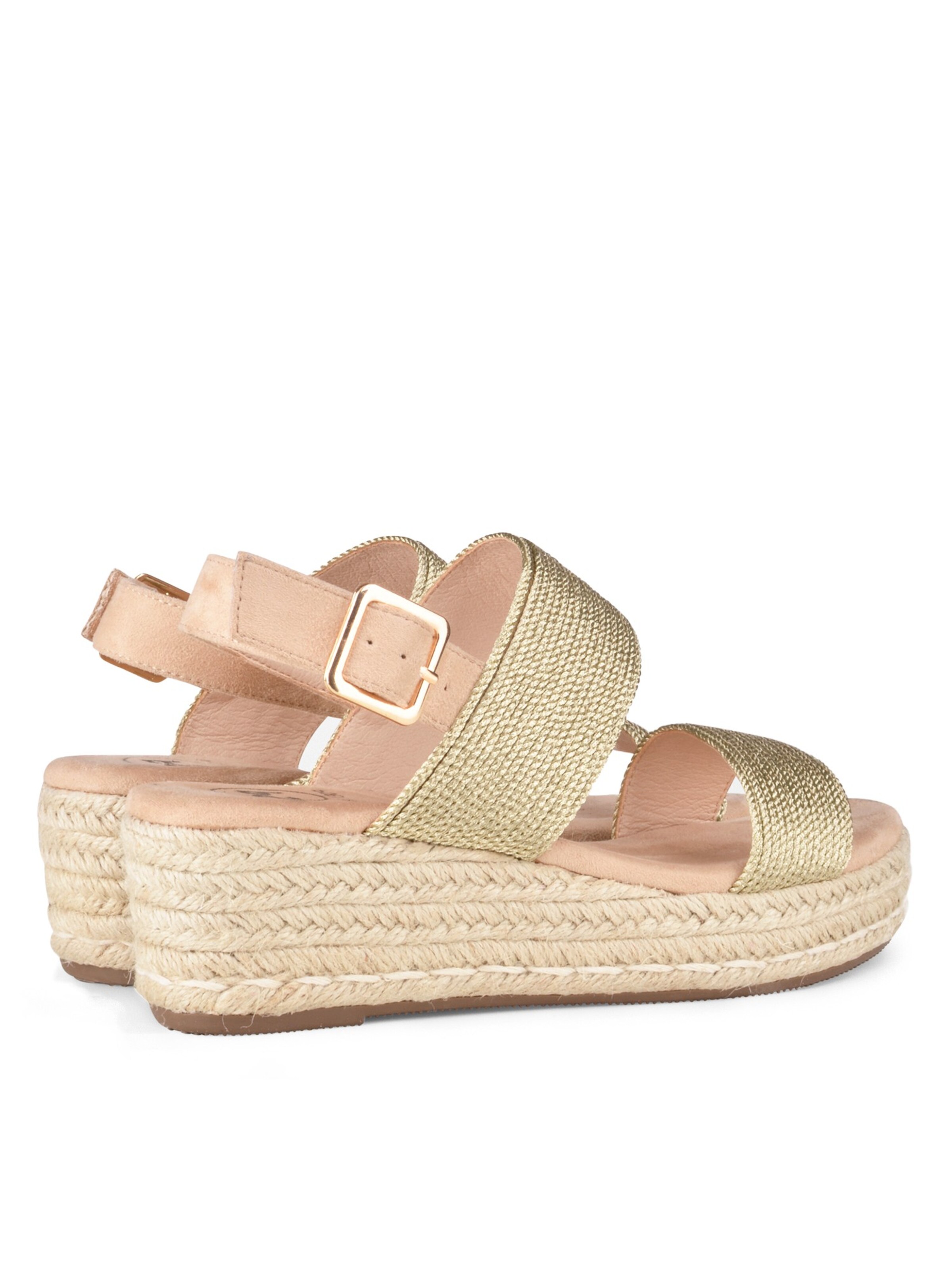 Sandales à lanières 'Ceto' POSH by Poelman en or