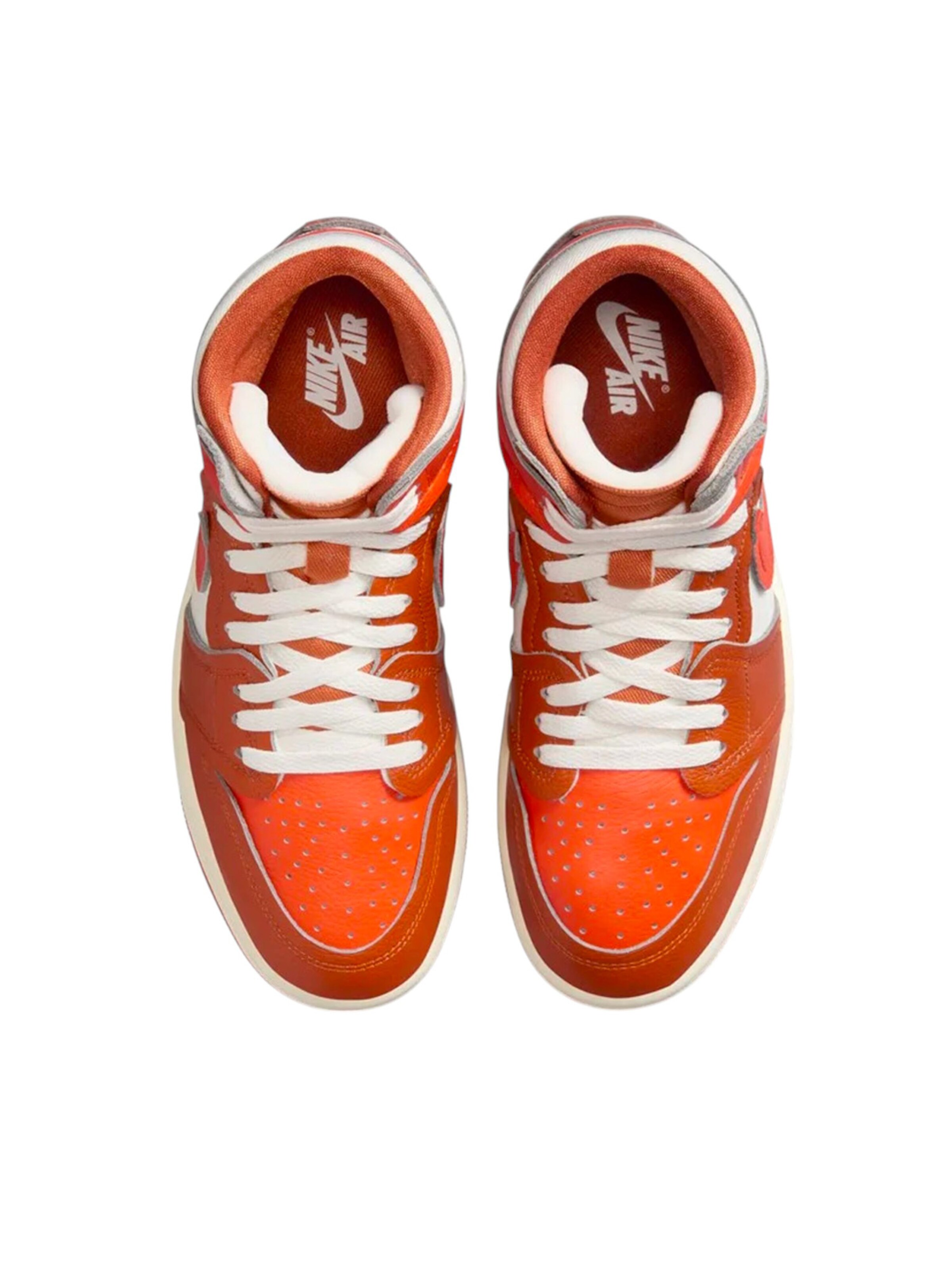 Baskets hautes Jordan en orange