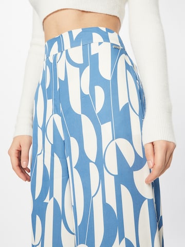 BOSS Wide Leg Hose 'Teleta' in Blau