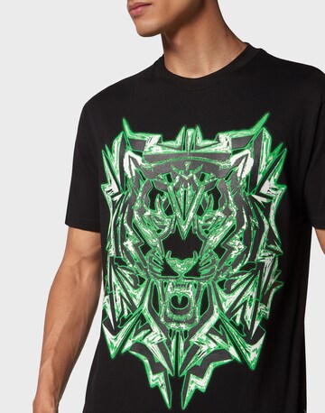 Plein Sport Shirt 'Thunder Tiger' in Black