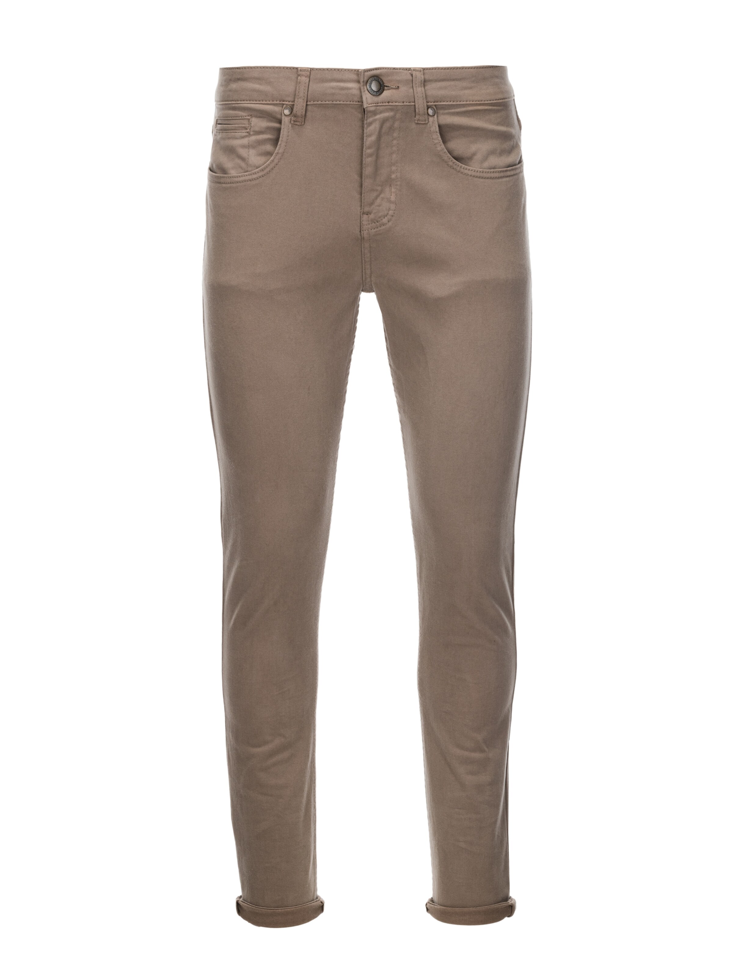 Pantalon chino 'P1059' Ombre en marron : devant