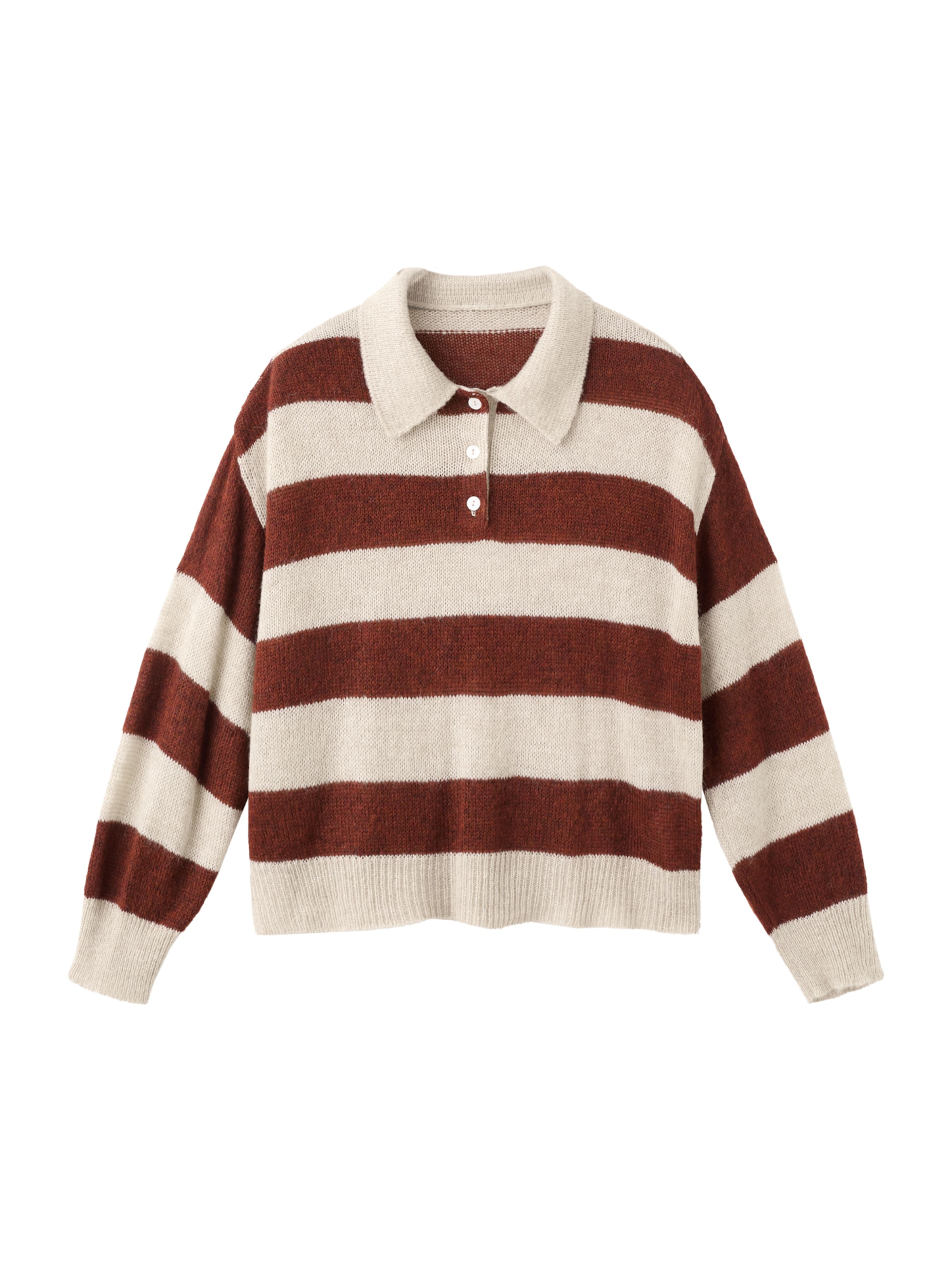 MANGO Trui 'BROOKLIN' in Beige: voorkant