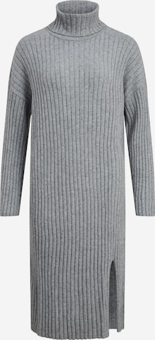 VILA Knitted dress in Grey: front