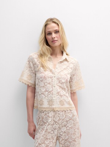 INTIMISSIMI Blouse 'Midsummer Dream' in Beige: front