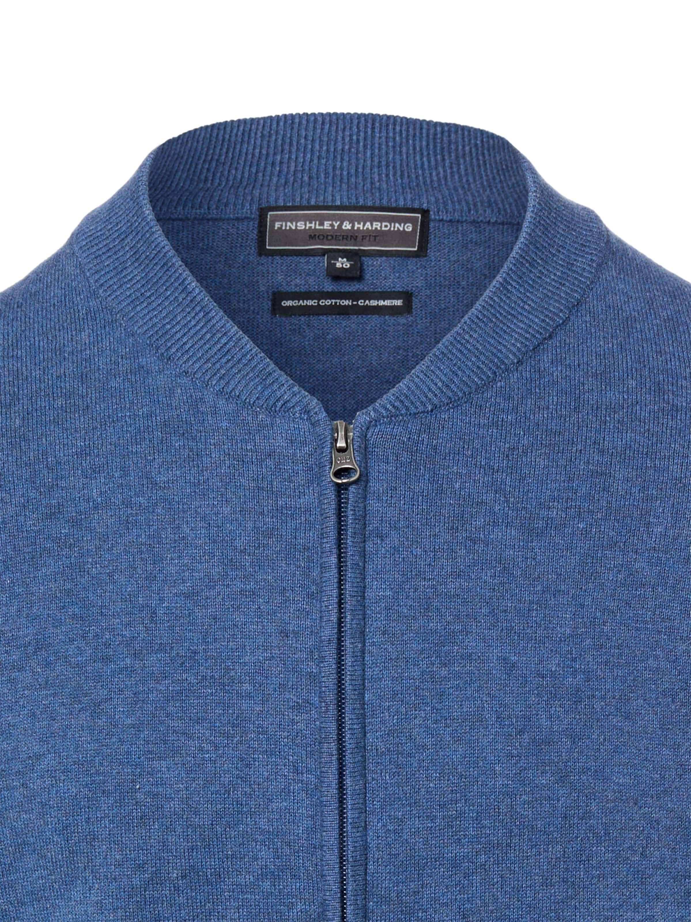 Vestes en maille Finshley & Harding en bleu