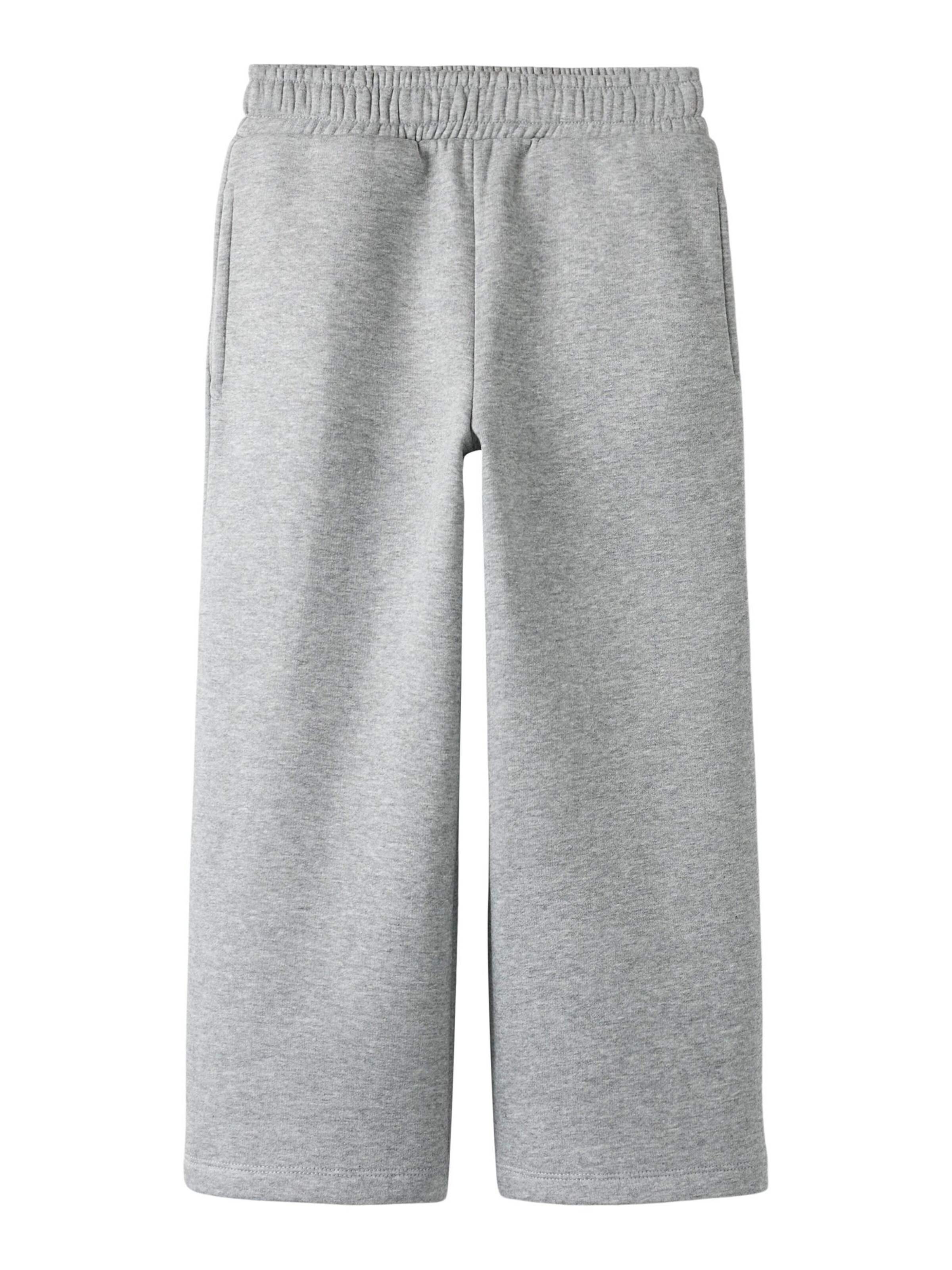 NAME IT - Pierna ancha Pantalón en gris: frente