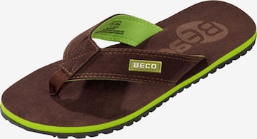 BECO the world of aquasports Sandals 'BEactive' in Brown: front