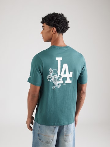 NEW ERA T-shirt 'MLB FOOD' i grön: framsida