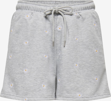 ONLY Loosefit Broek 'ONLLUNA' in Grijs: voorkant