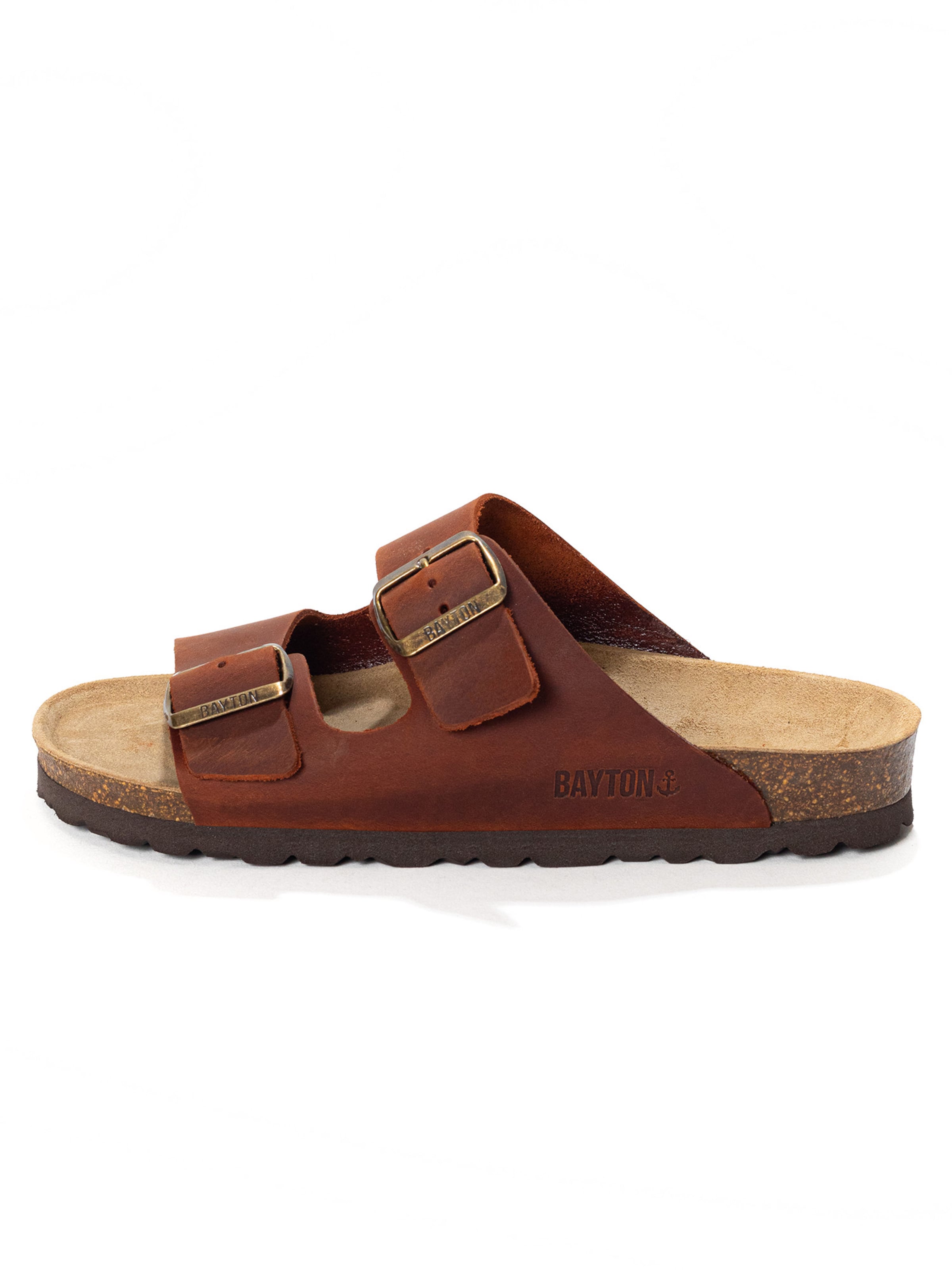 brūns Bayton Ādas čības 'Atlas': no priekšpuses