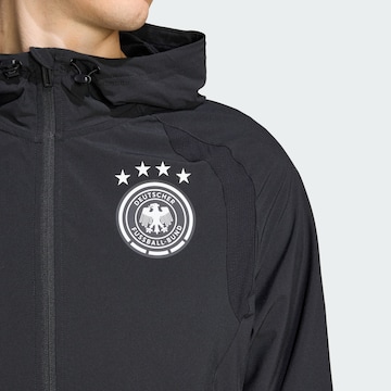ADIDAS PERFORMANCE Sportjas 'Germany Tiro Travel Full Zip' in Zwart