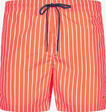 Skiny Board Shorts in Orange: front