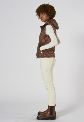 Fuchs Schmitt Vest 'Vegan Vibes' in Brown