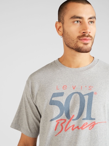 LEVI'S ® Тениска 'Vintage Fit Graphic Tee' в сиво