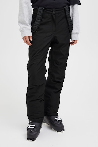 North Bend Regular Outdoor Pants 'Hildi' in Black: front