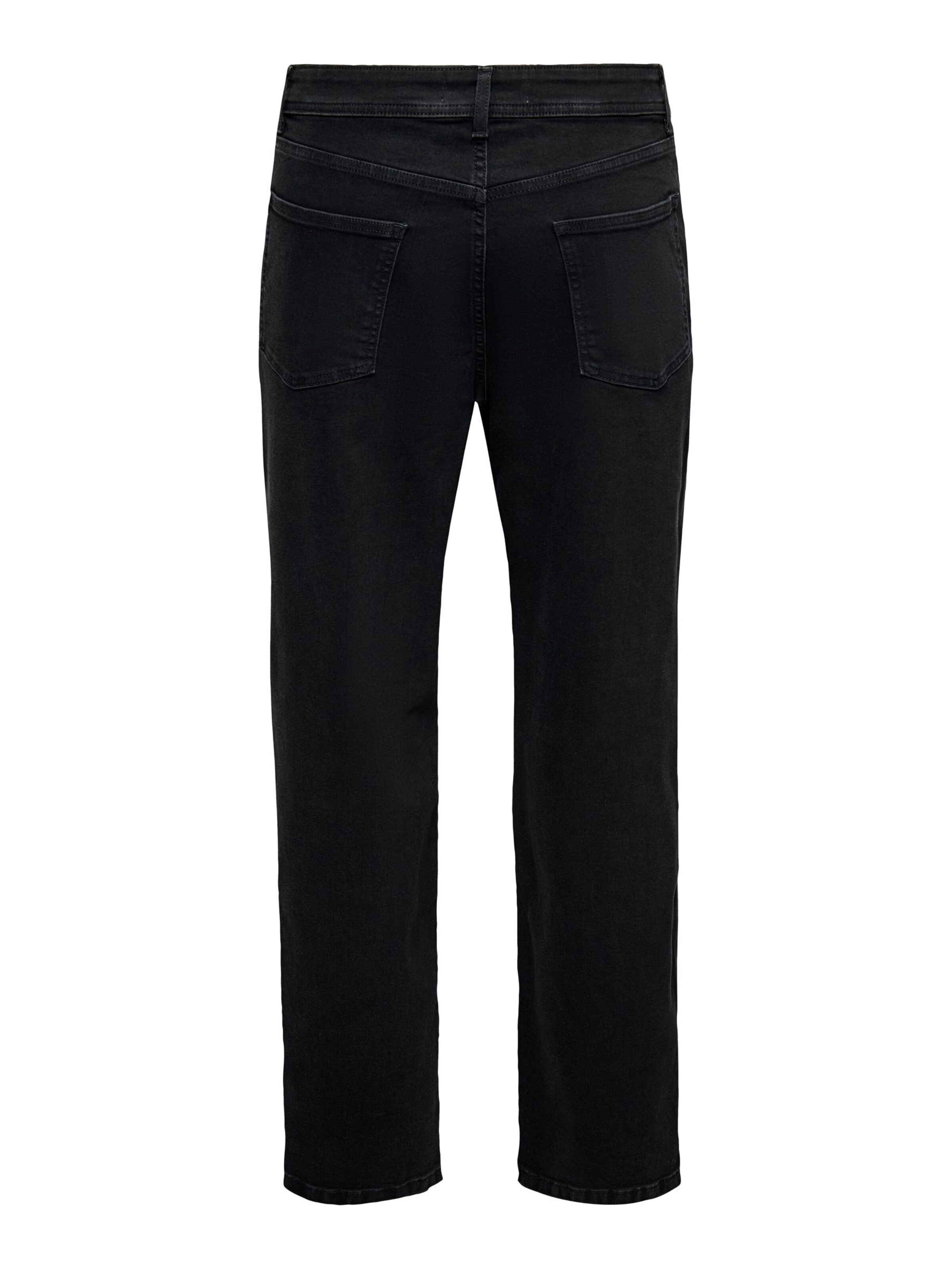Loosefit Jeans 'FADE ' di Only & Sons in nero