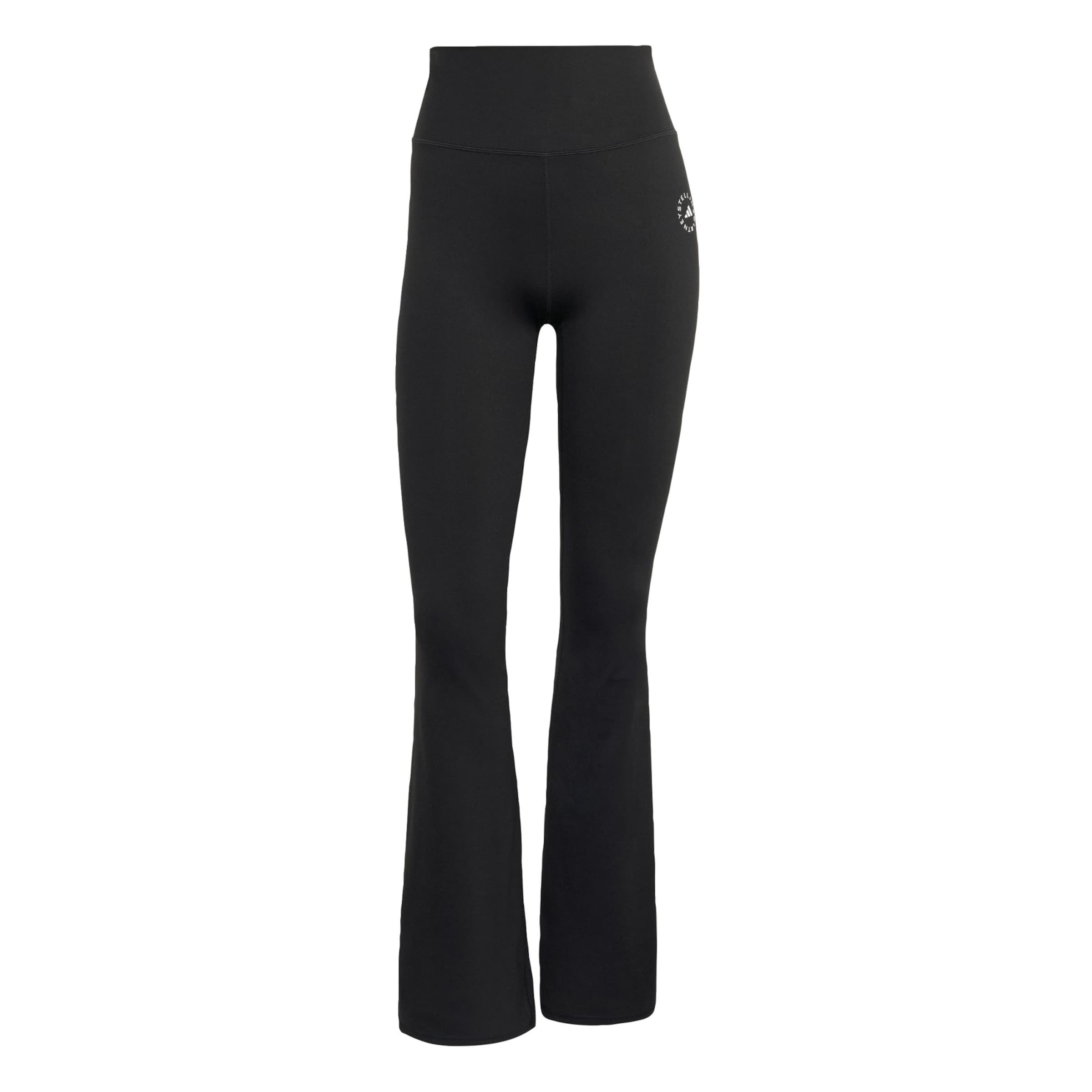 évasé Pantalon de sport ' Training Flared' ADIDAS BY STELLA MCCARTNEY en noir : devant
