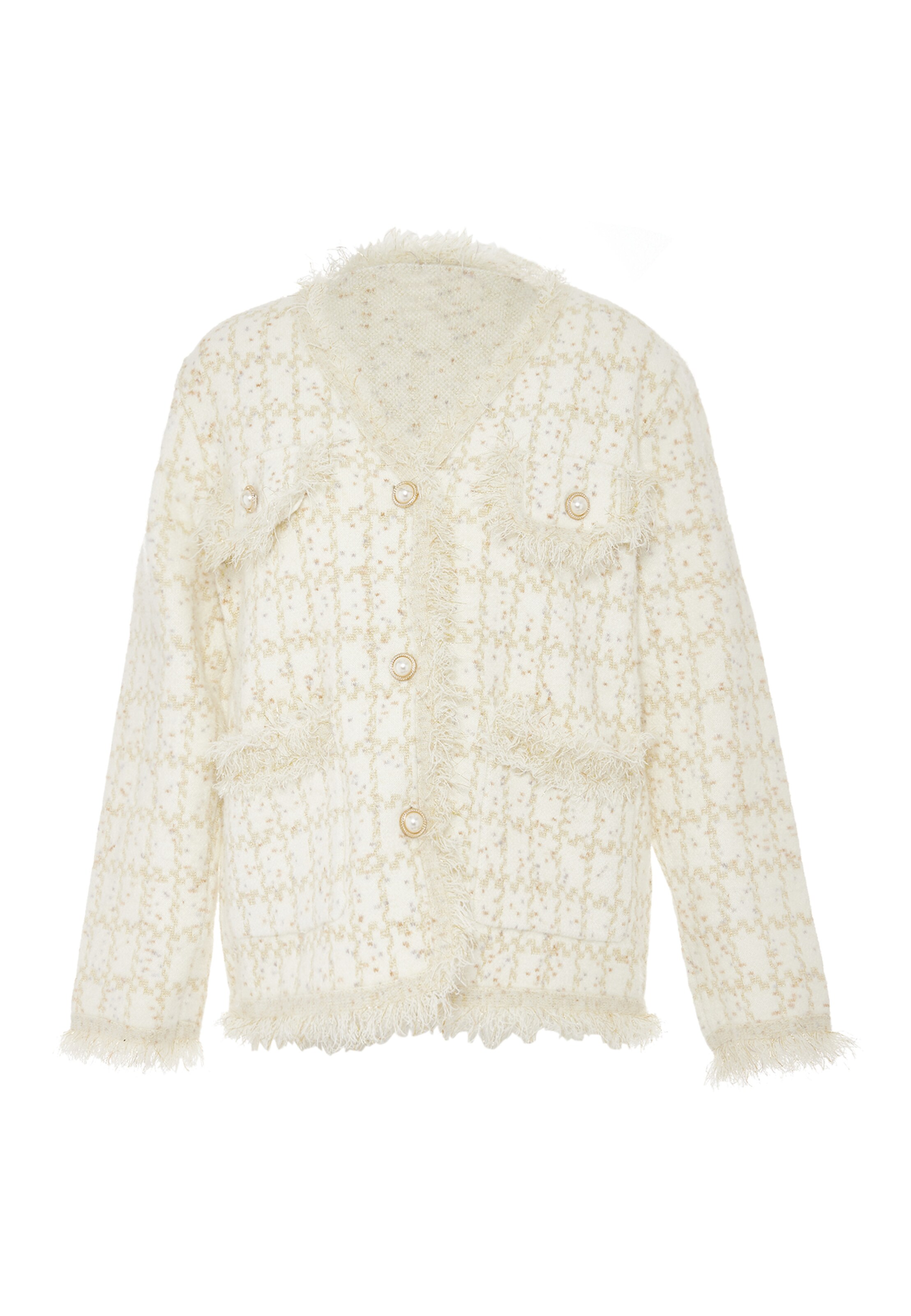 ALARY - Casaco de malha em branco: frente