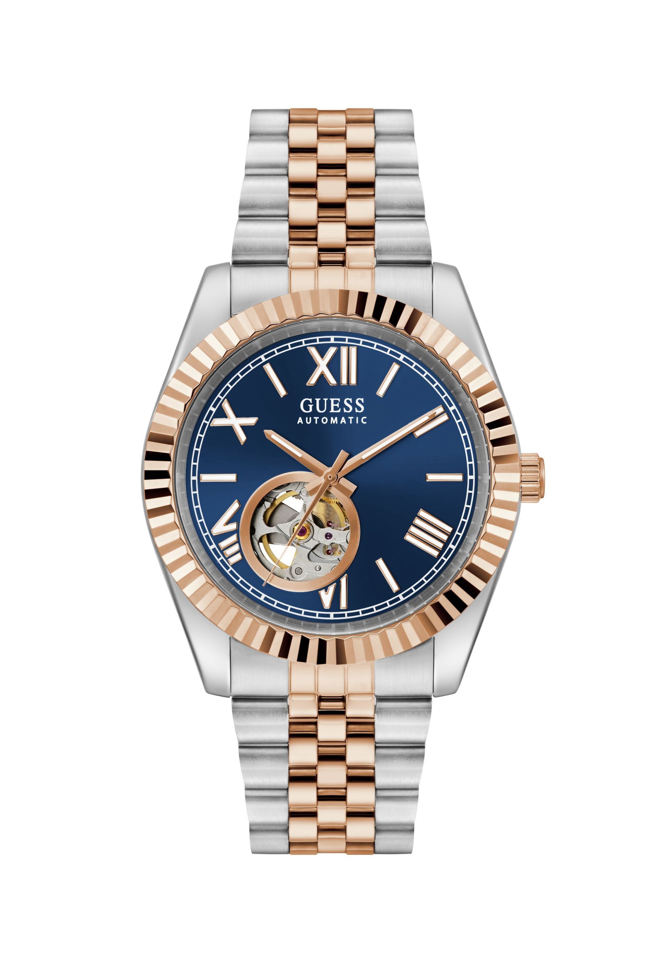 GUESS Analoog horloge 'CONNOISSEUR' in Gemengde kleuren
