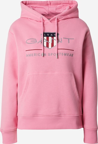 Felpa di GANT in rosa: frontale