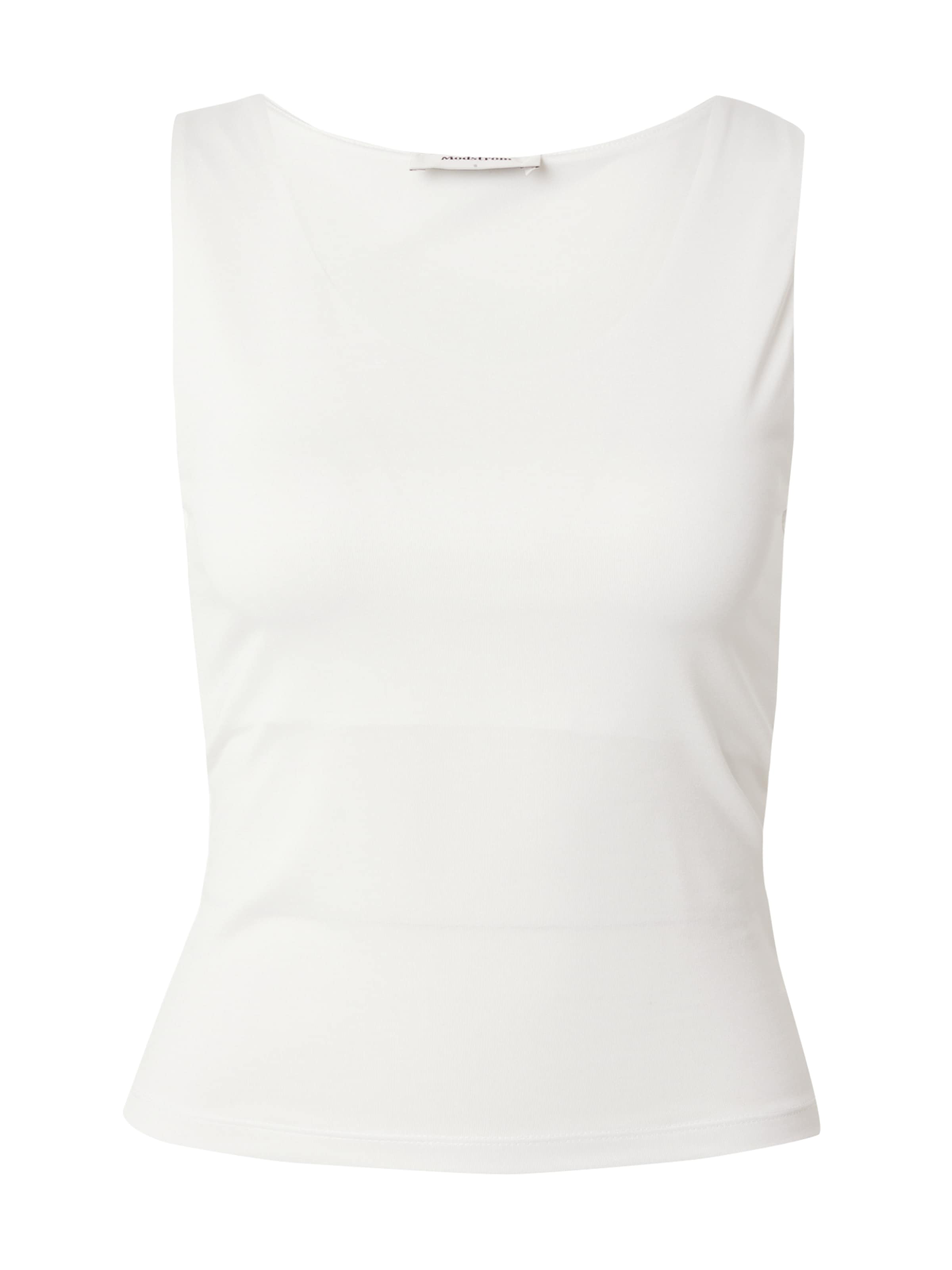 modström Top 'Hima' - Biela: predná strana