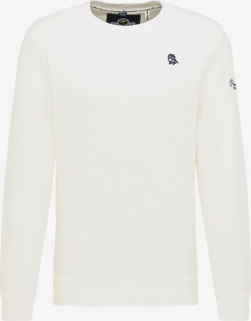 Sweat-shirt Schmuddelwedda en blanc : devant