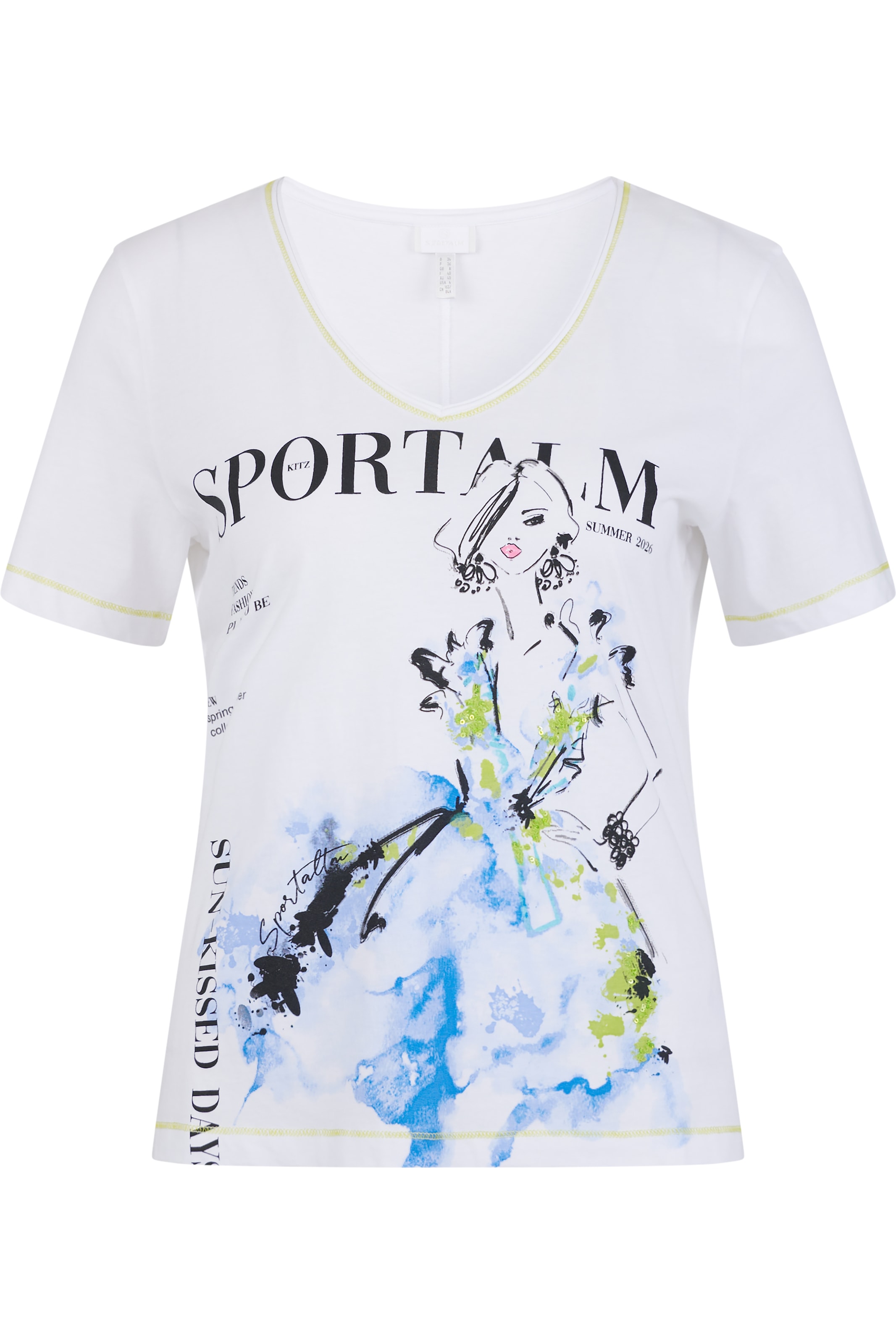 Sportalm Kitzbühel Shirt in XS in Light blue / Green / Black / White, Item view