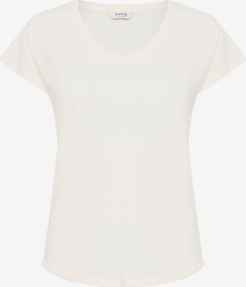 b.young T-Shirt 'Pamila' in Weiß: Vorderseite