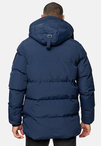 INDICODE JEANS Winter Jacket ' Rene ' in Blue