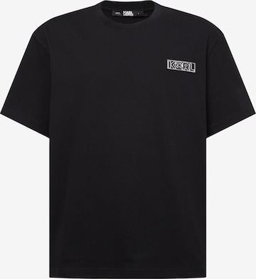 Karl Lagerfeld Shirt 'Ikonik 2.0' in Zwart: voorkant