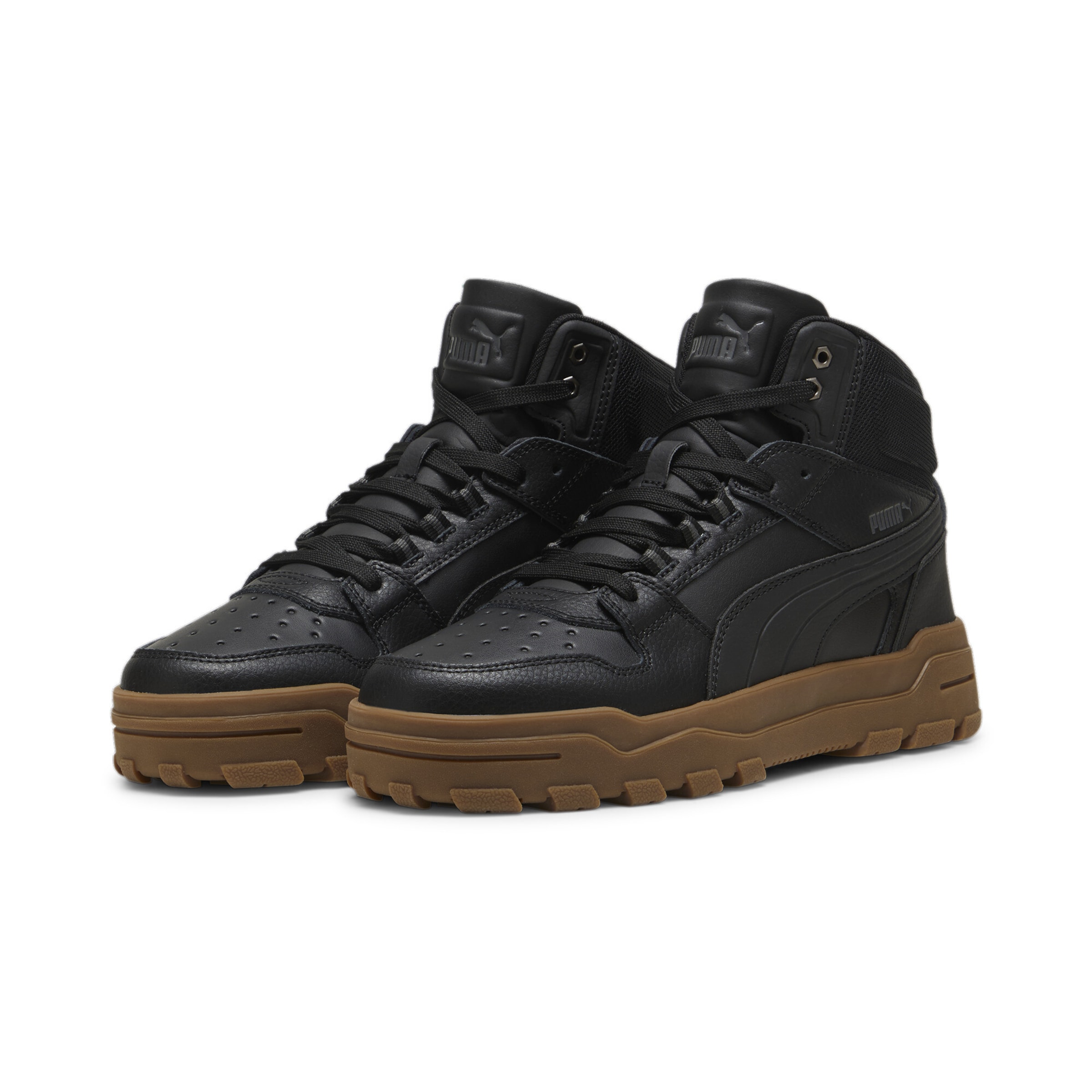 PUMA High-Top Sneakers in Black
