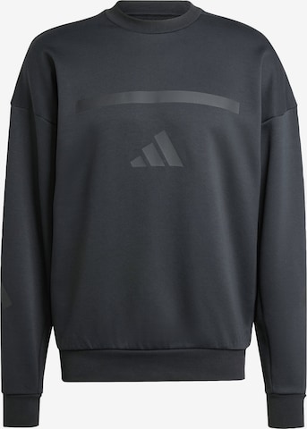 ADIDAS SPORTSWEARSportska sweater majica 'Z.N.E.' - crna boja: prednji dio