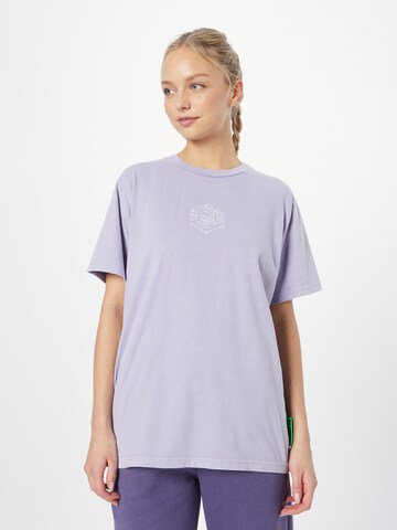 P.E Nation Shirt 'SEASON' in Purple: front