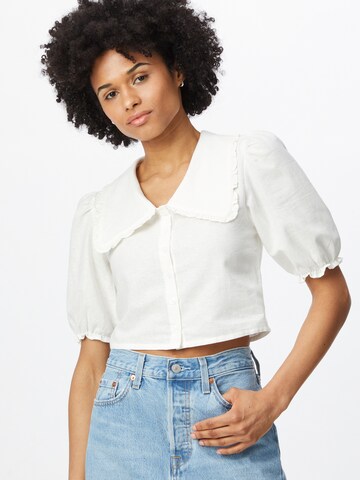 Motel Blouse 'Tucci' in White: front