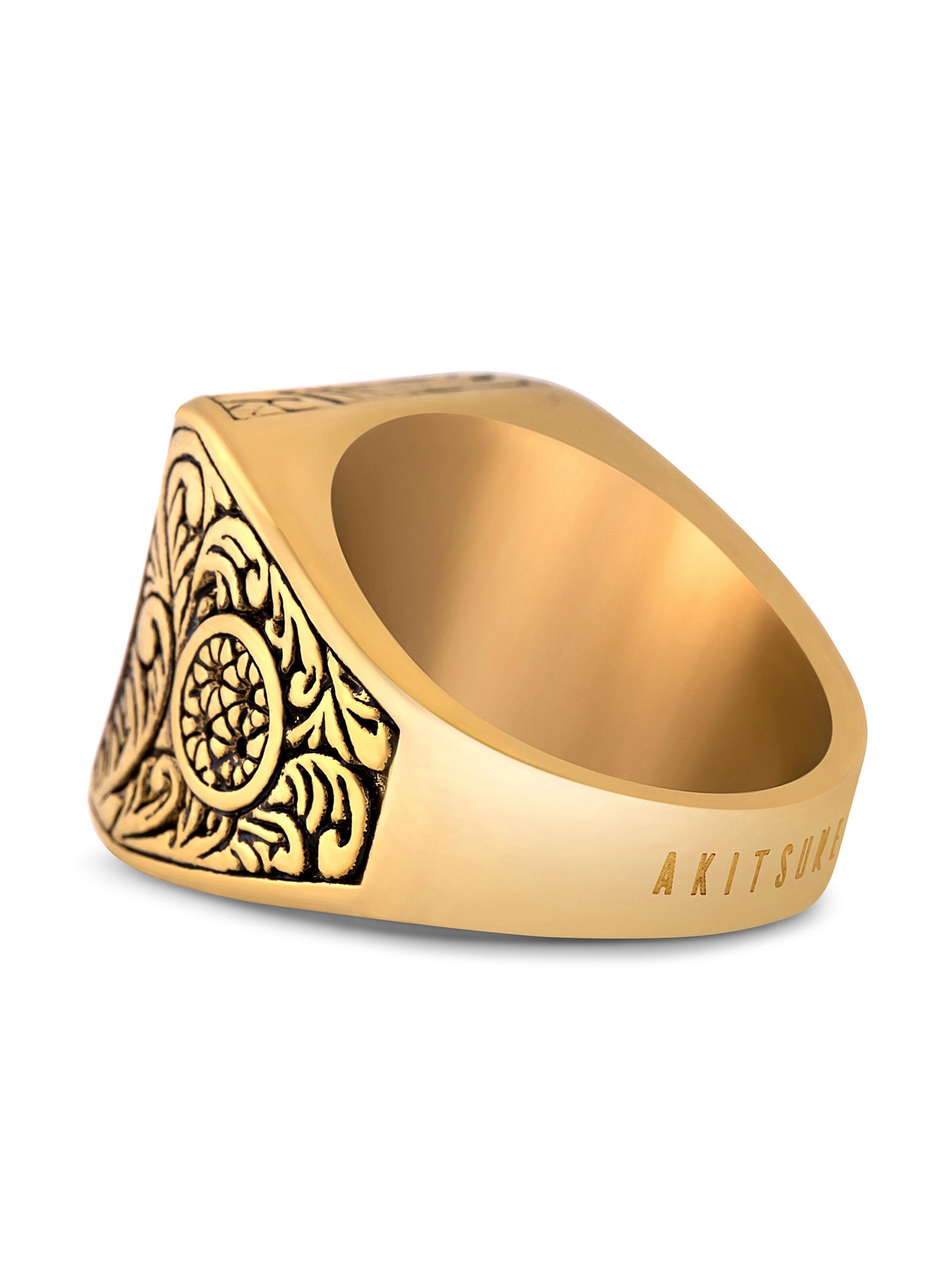 Akitsune Ring 'Floral'‌‌‌‌‌ in Gold