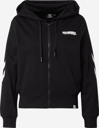 Hummel Sports sweat jacket 'Legacy' in Black / White, Item view
