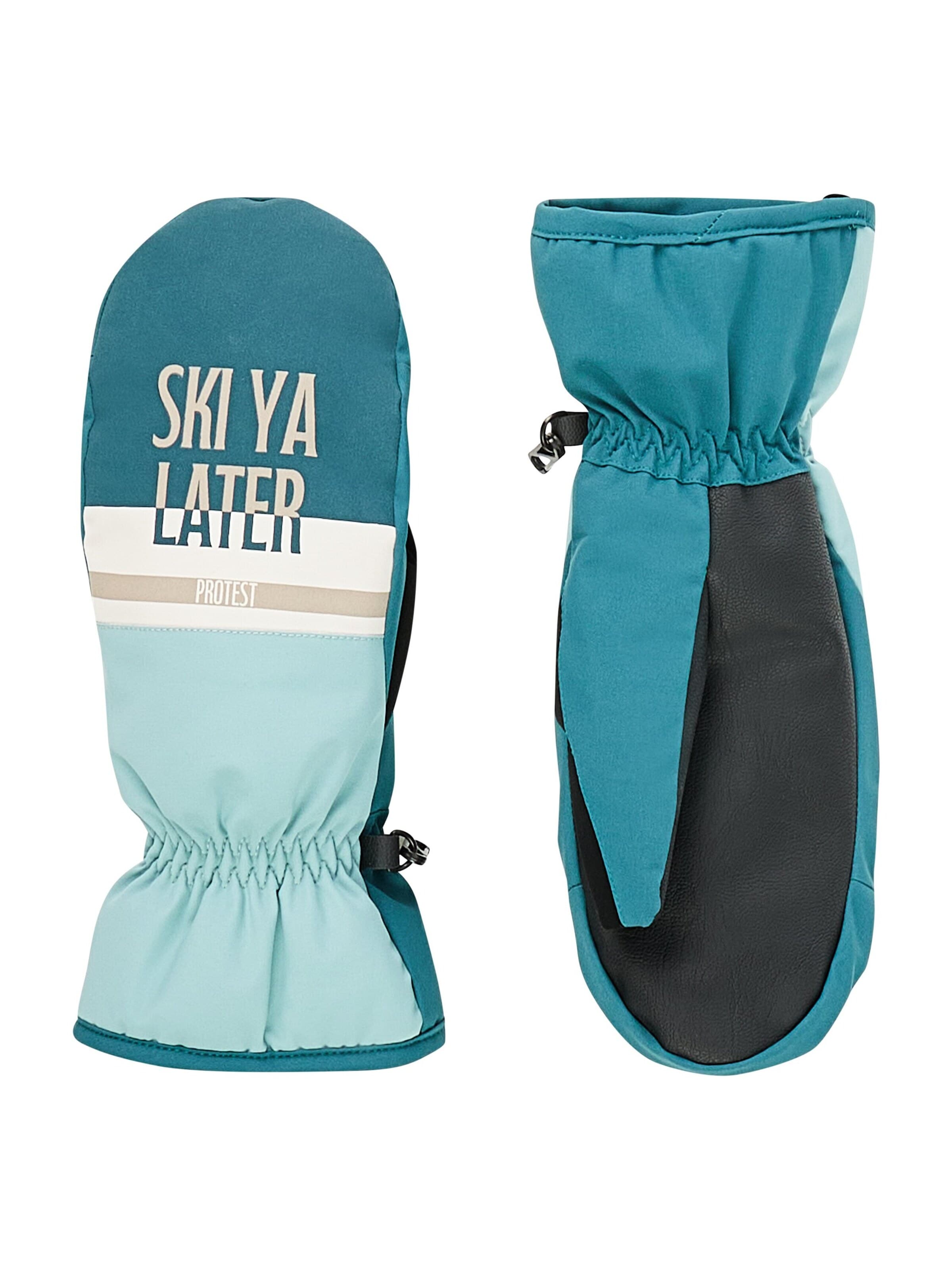 PROTEST Sporthandschoenen 'PRTBambu' in Blauw: voorkant