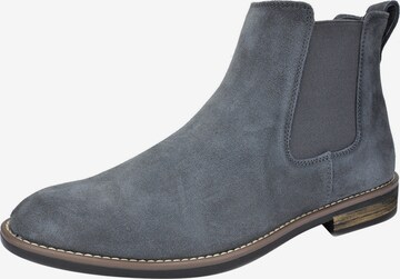 Bruno Marc Chelsea Boots in Grey: front
