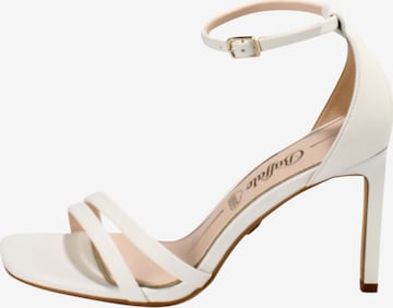 BUFFALO Strap Sandals 'Blair' in White: front
