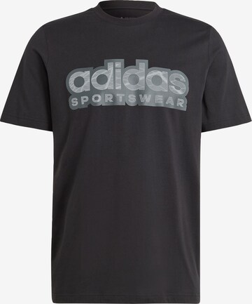 ADIDAS SPORTSWEAR Funktionsshirt 'Tiro' in Schwarz: predná strana