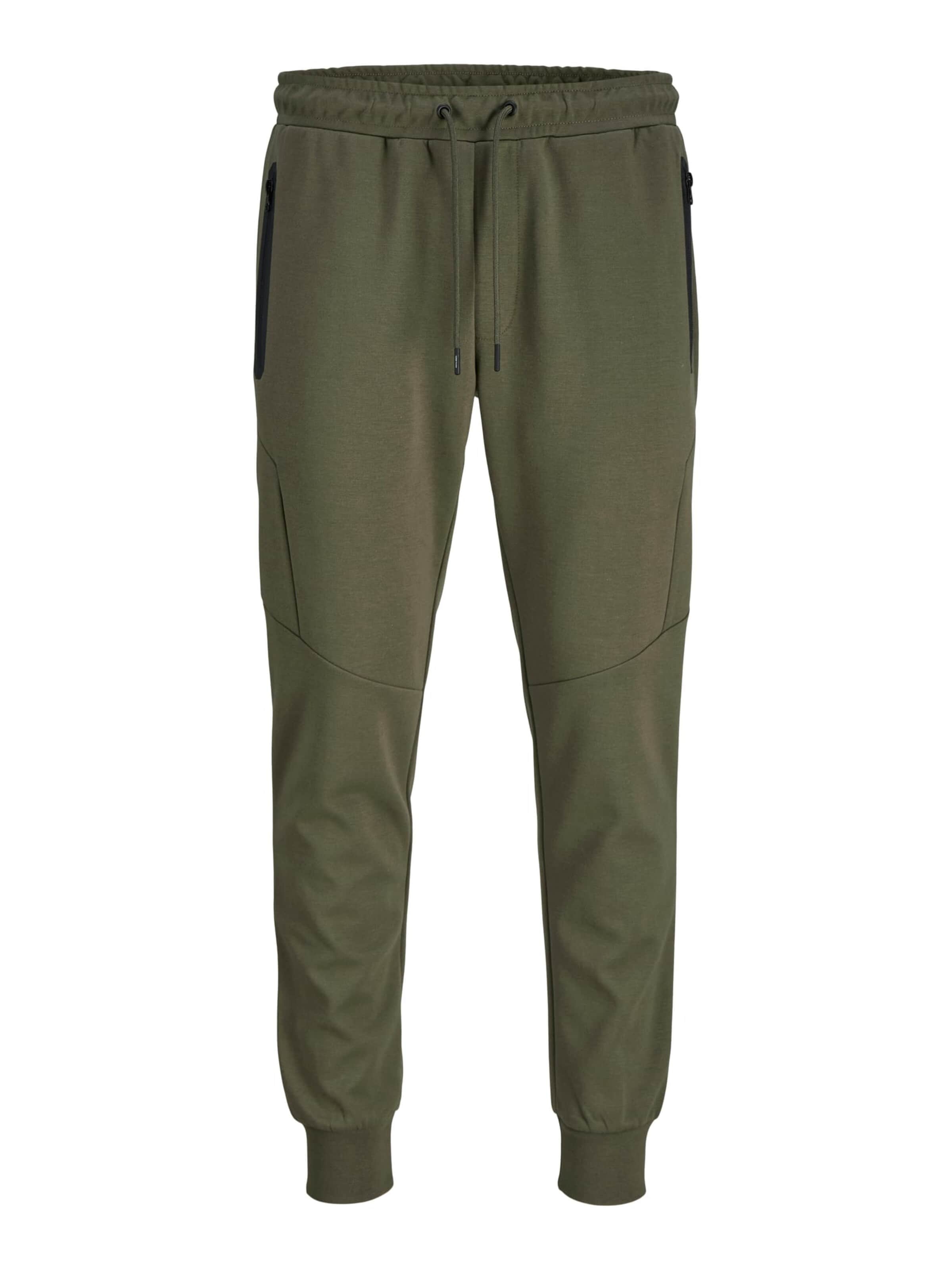 JACK & JONES Baggy Sportbroek 'Will' in Groen: voorkant