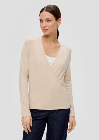 Pullover di s.Oliver BLACK LABEL in beige: frontale