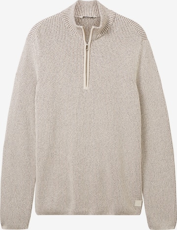 TOM TAILOR Sweater in Beige: front