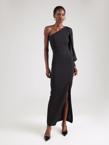 WAL G. Evening dress 'POLLY' in Black: front