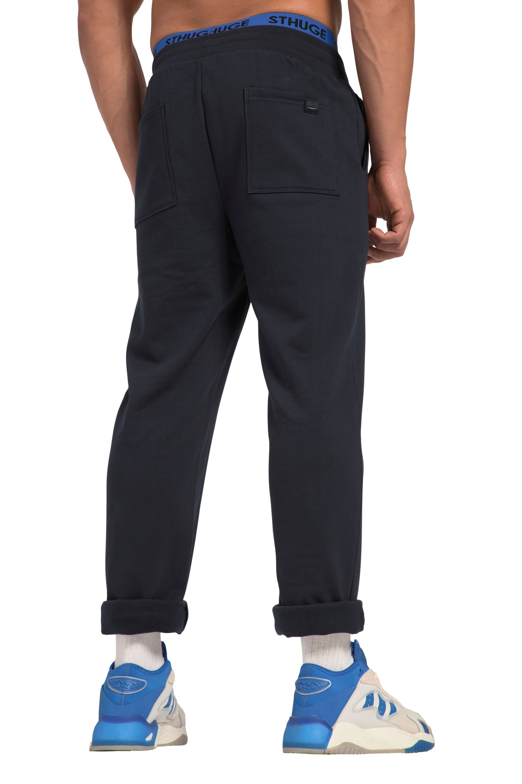 STHUGE Loose fit Trousers in Blue